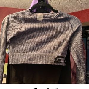 S - Gray long sleeve